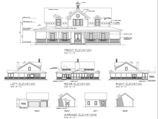 Rear Elevation image of The Smithfield House Plan
